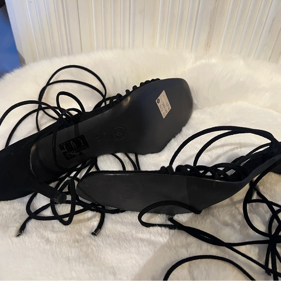 Chanel Suede Ankle Straps Sandals - Picture 4 of 5